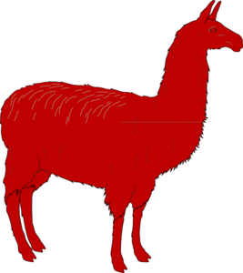 Llama clip art clipart image