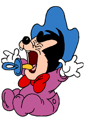 Mickey mouse crying clipart