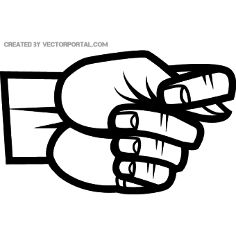 Middle finger clip art free vector graphics freevectors