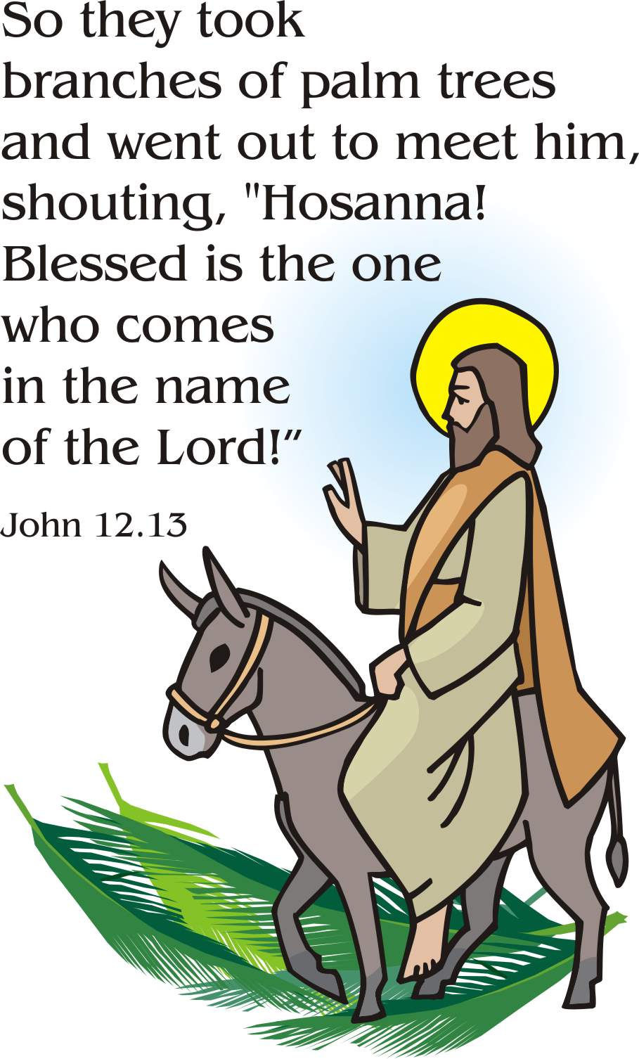 Palm sunday clip art free clipart images 2