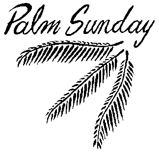 Palm sunday clipart 7