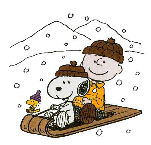 Snoopy winter clipart kid