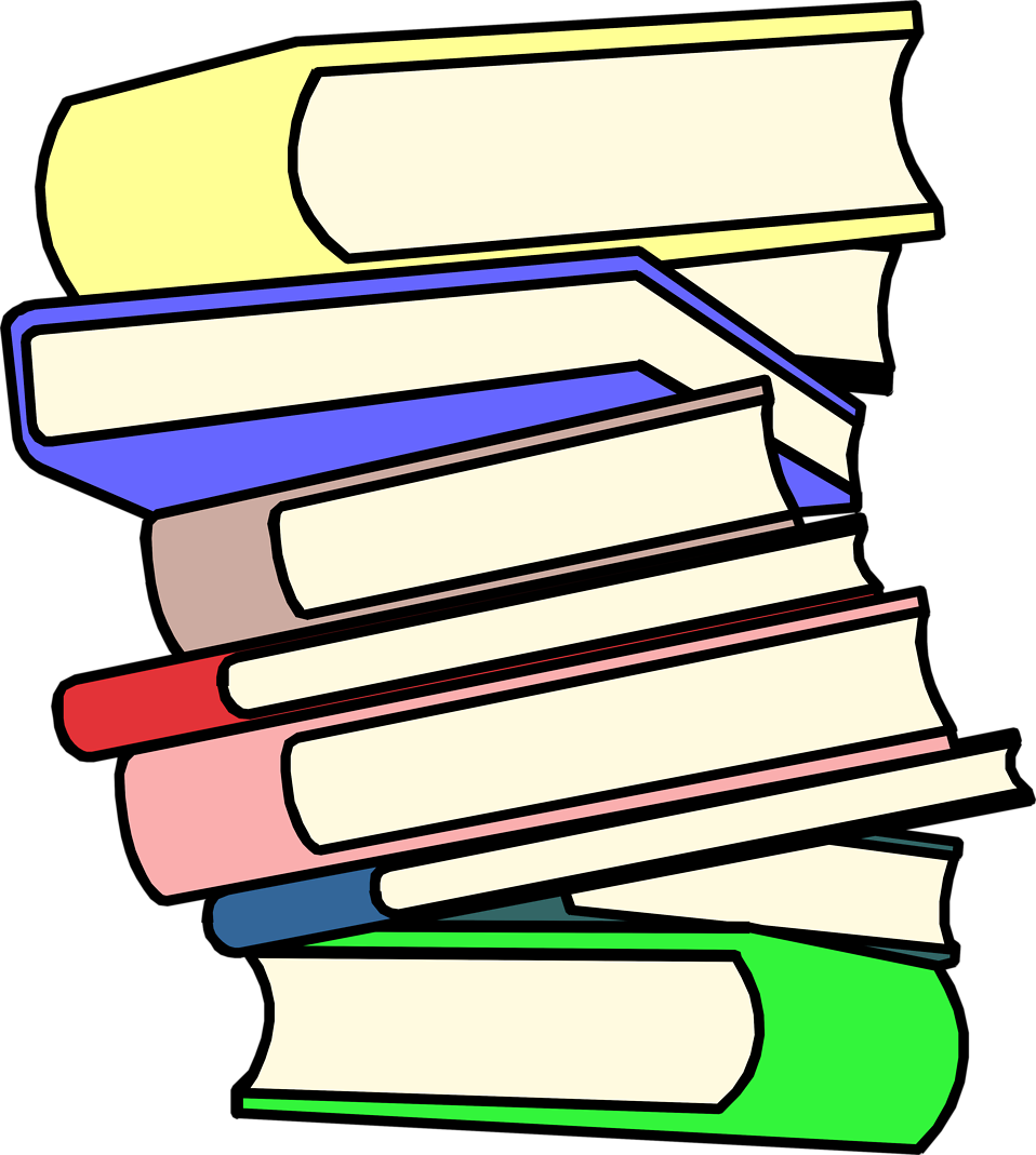 Stack of books clip art the cliparts