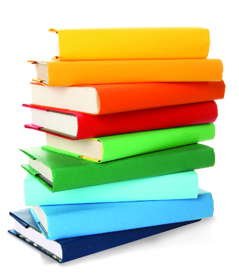 Stack of books clipart 9