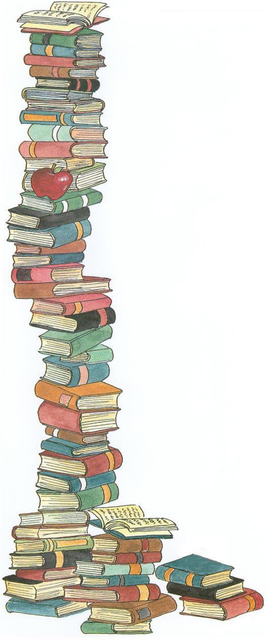 Stack of books clipart kid 2