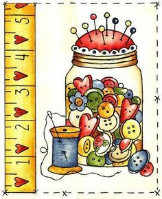 Today my birthday clip art and sewing on 2