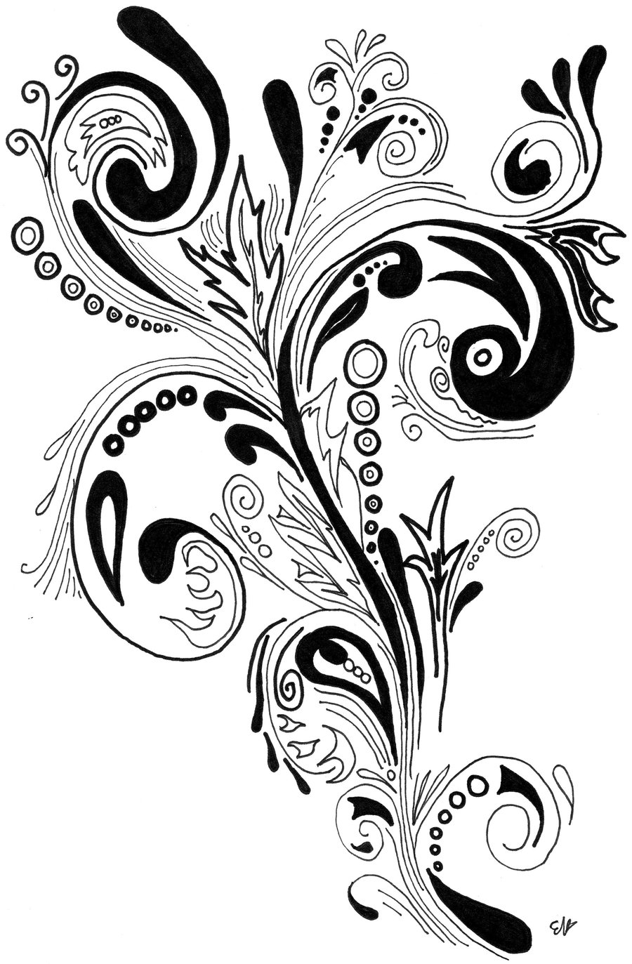 Wind swirl tattoo clipart - Clipartix