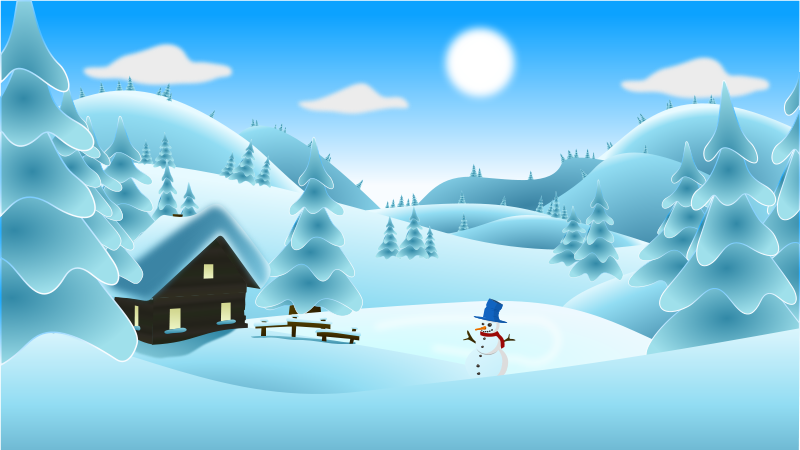 Winter clipart free