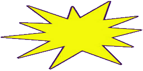Yellow starburst clipart