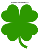 4 Leaf Clover Clip Art Pictures – Clipartix