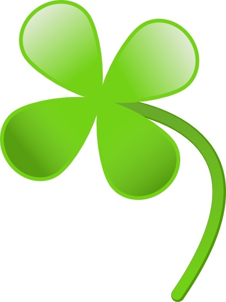 4 leaf clover four leaves clover clip art free vector in open office drawing svg