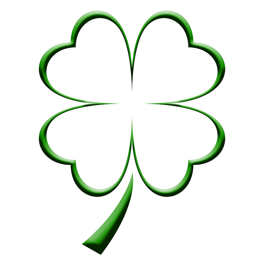 Free 4 Leaf Clover Clip Art Pictures Clipartix