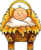 Baby jesus clipart black and white 2 - Clipartix