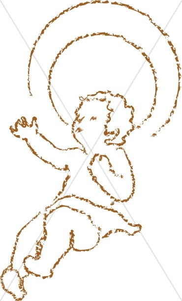 Baby jesus clipart graphics images 10