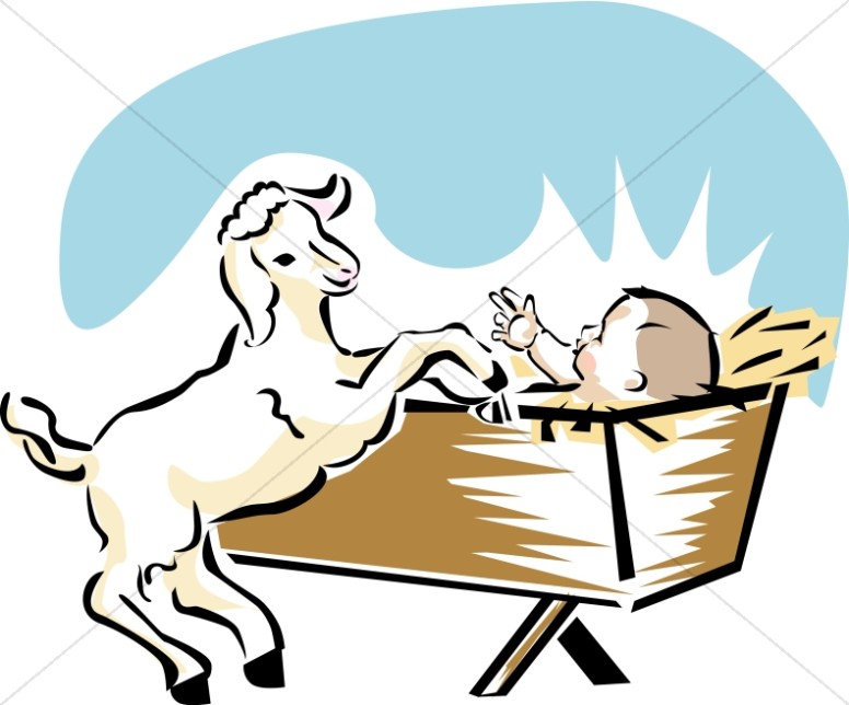 Baby jesus clipart graphics images 2
