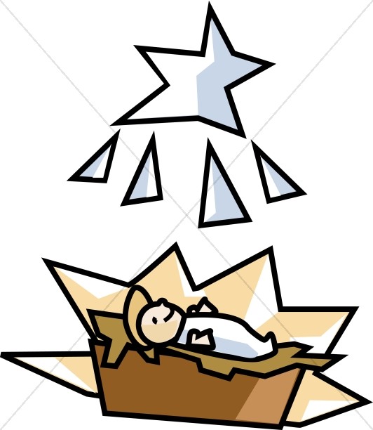 Baby jesus clipart graphics images 8