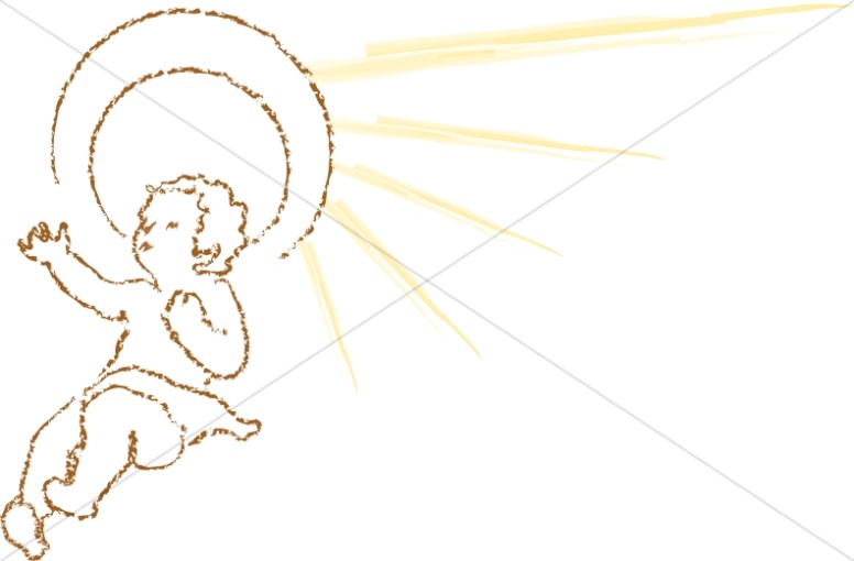 Baby jesus clipart graphics images 9