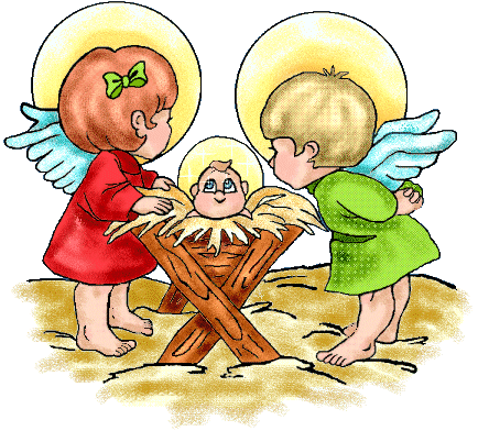Baby jesus in a manger images free download clip art