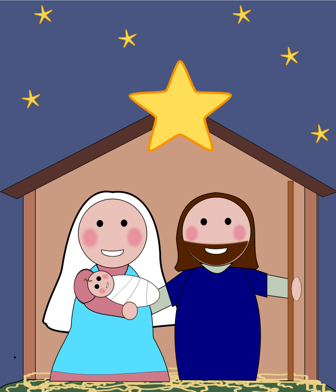 Baby jesus religious christmas clipart free holiday graphics 7