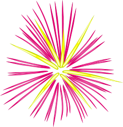 Celebrate with free fireworks clip art clipart image
