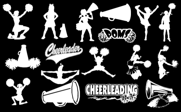 Cheerleading 0 images about cheerleader art on school yard cliparts