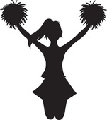 Cheerleading cheer tumbling clipart 2 - Clipartix