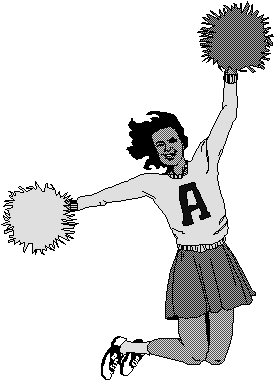 Cheerleading graphics and clipart 2