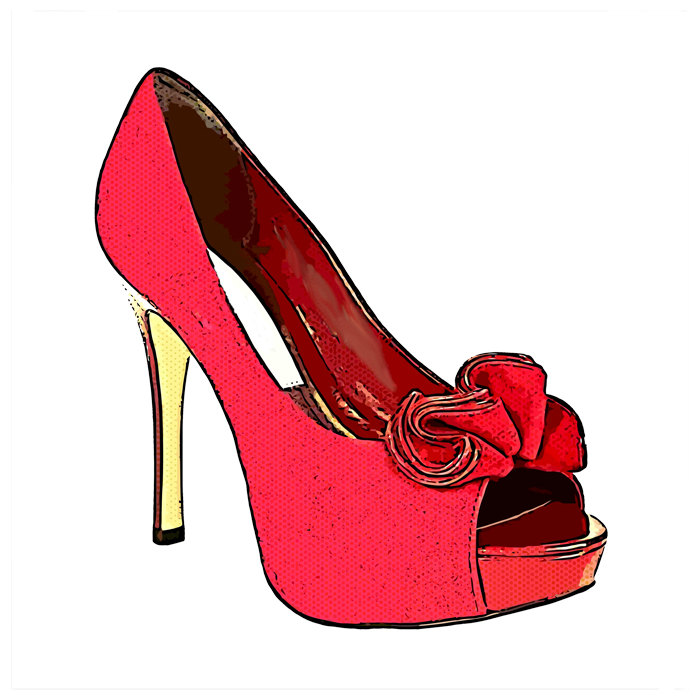 Clipart high heels red shoe clipartfest 2