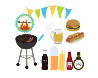 Cookout borders clipart 2