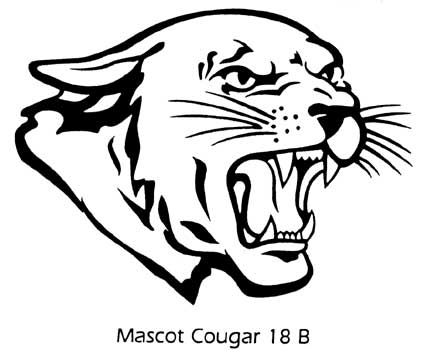 Cougar logo clipart 3