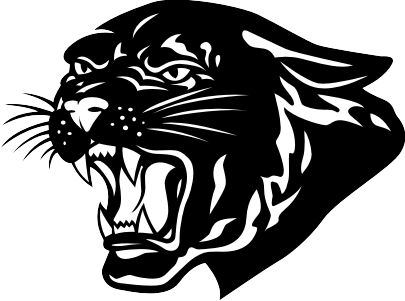 Cougar panthers school district and athletic on clip art