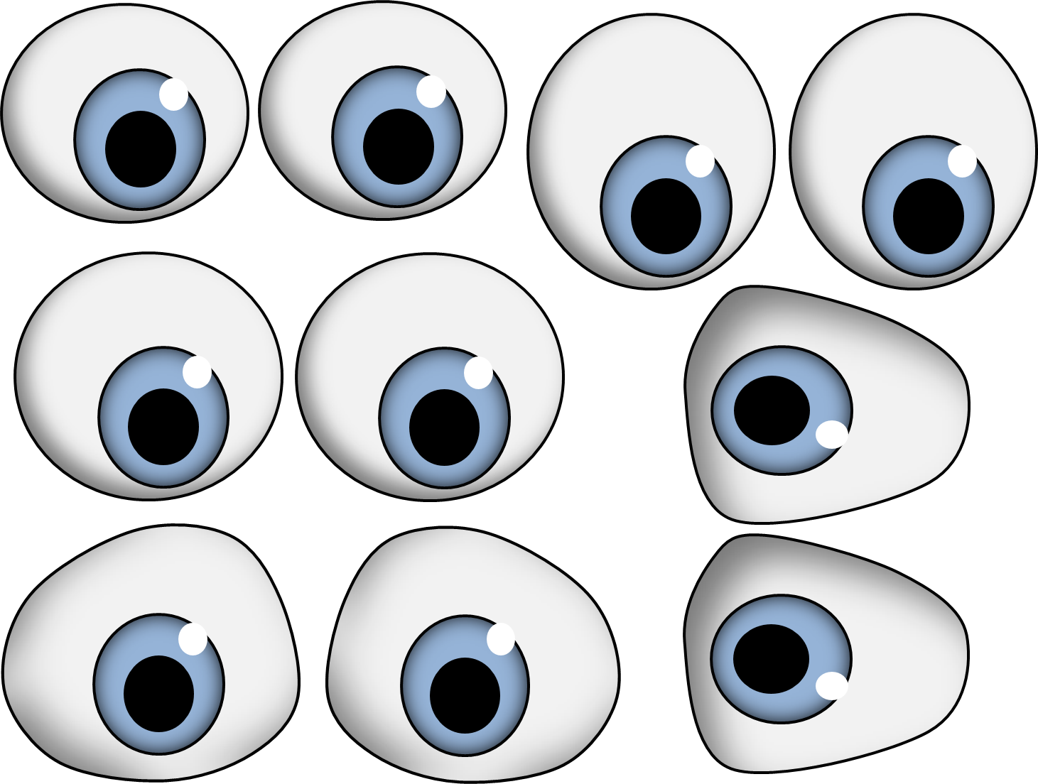 Eyeball eye clipart 7 image