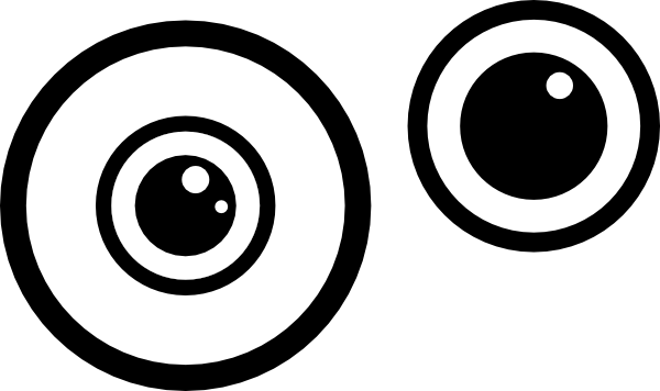 Eyeball eye clipart black and white free images