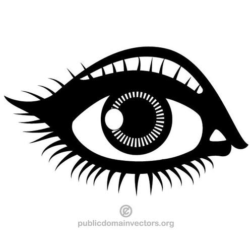 Eyeball eyes cartoon eye clip art free vector in open office 2 2