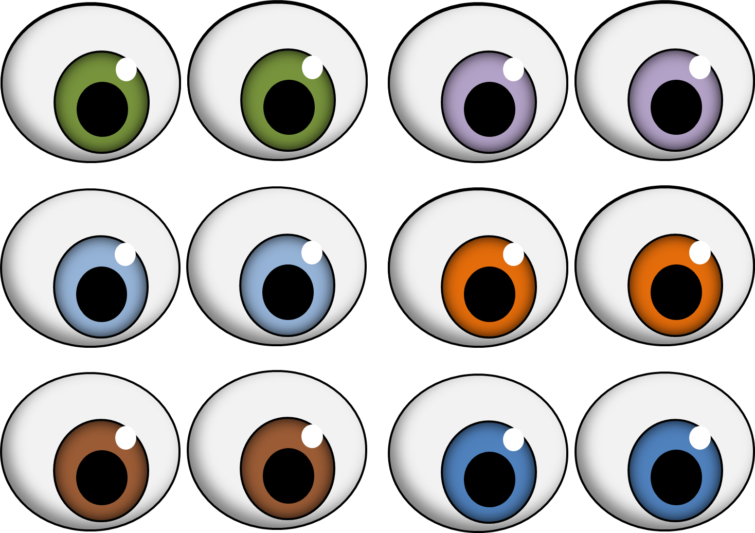 Eyeball monster eyes clipart getbellhop 2