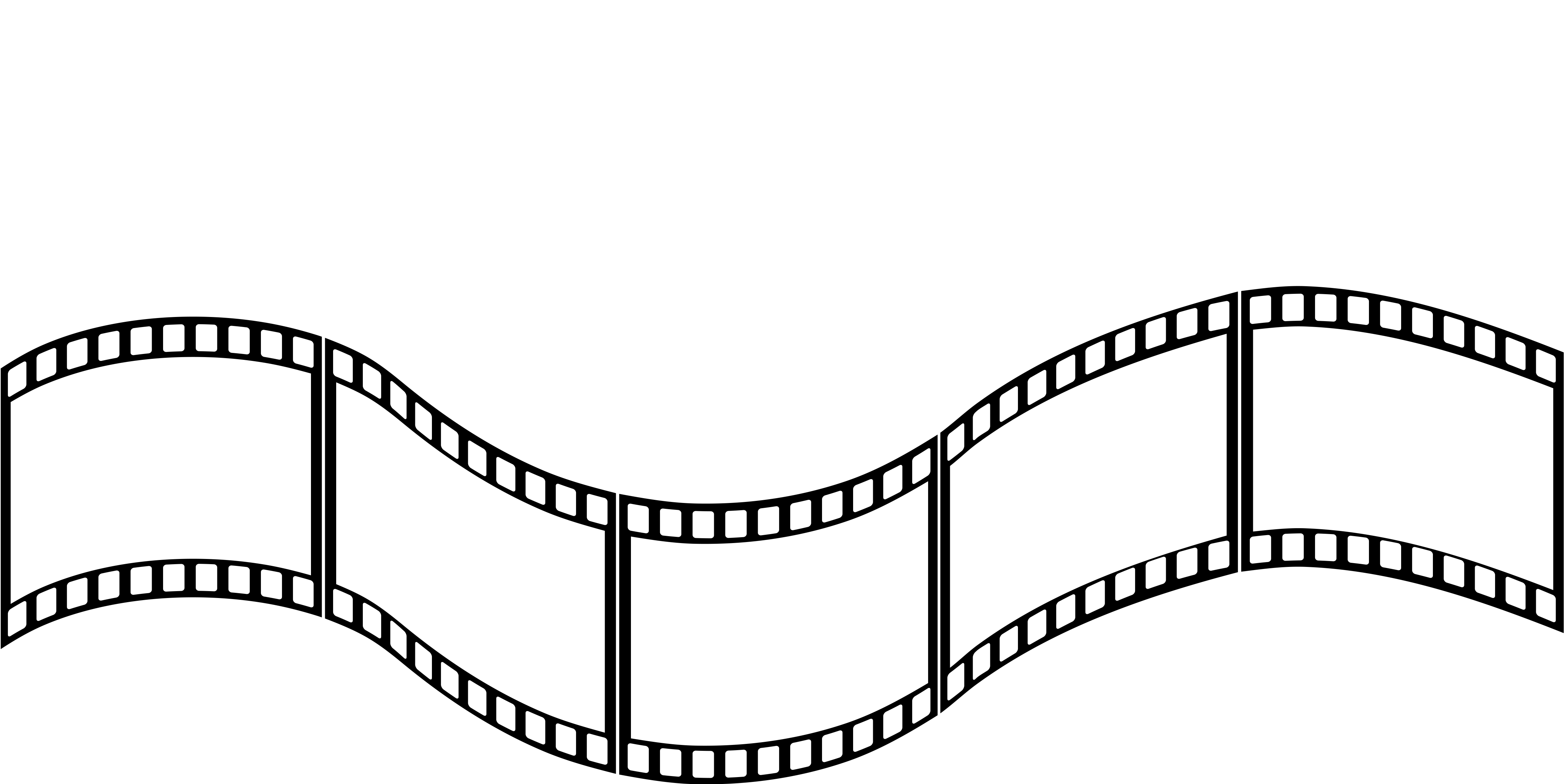 Film Strip Movie Reel Vector Clipart Clipartix