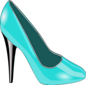 High heels woman shoe fashion vector clip art – Clipartix