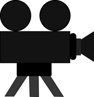 Movie camera clipart