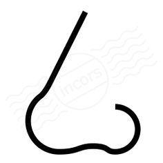 Nose clipart black and white google search on