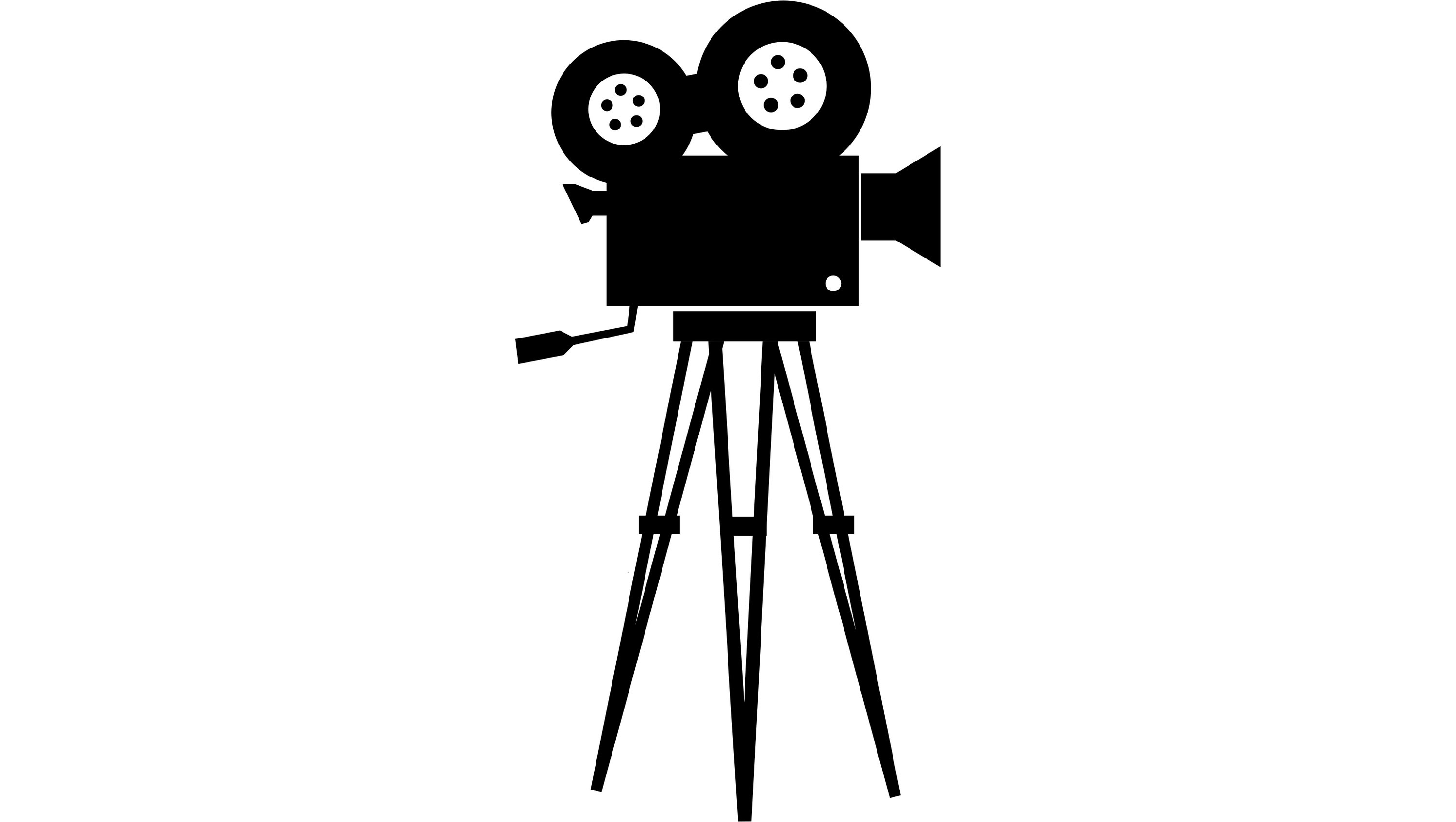 Old movie camera clipart 2