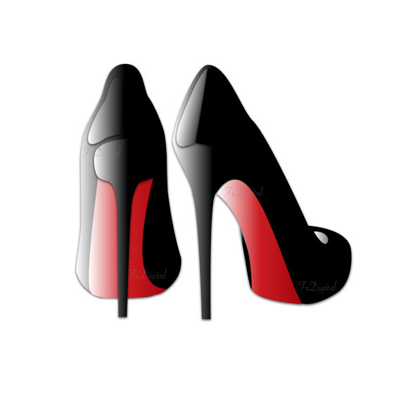 Red high heels deals on 1 blocks clip art