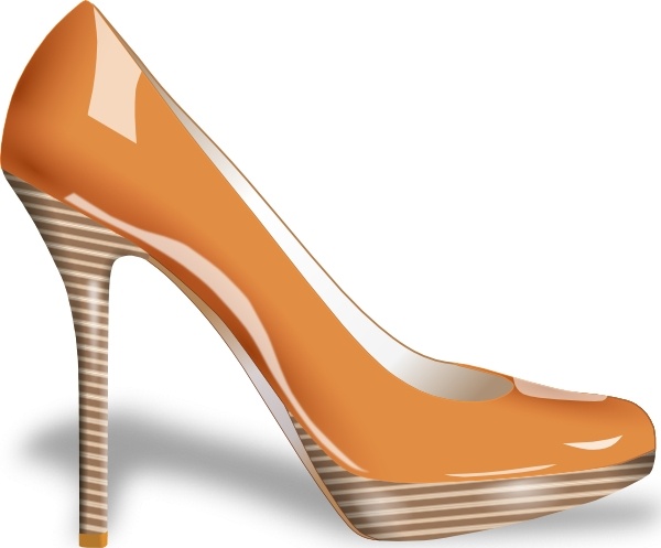Shoe high heel clip art free vector in open office drawing svg 2