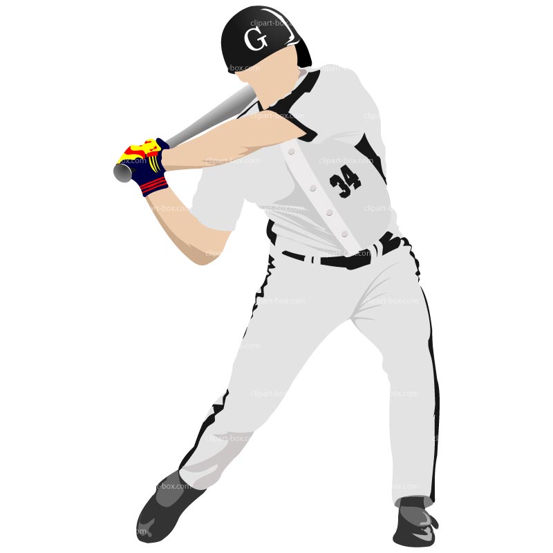 Baseball player running clipart free images 2
