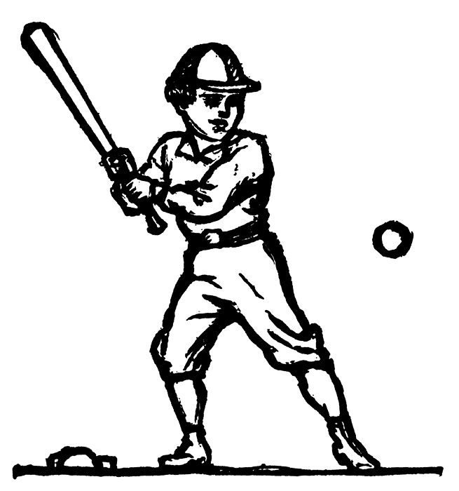 Baseball player running clipart free images