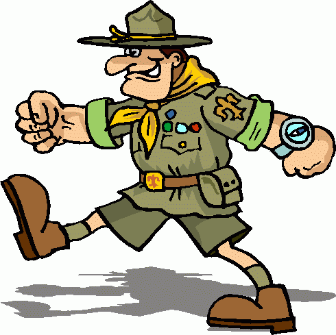 Boy scout camping clipart 2