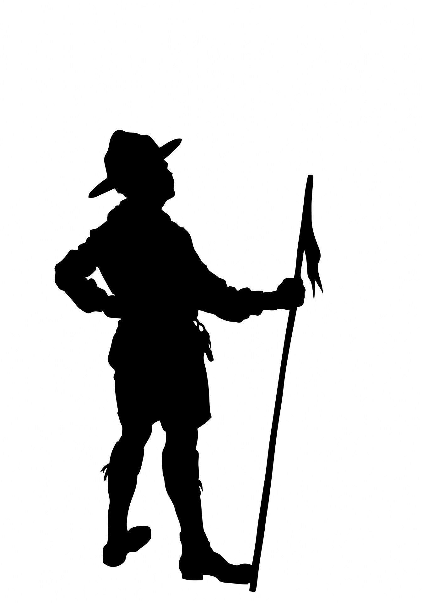 Boy scout silhouette clipart free pictures