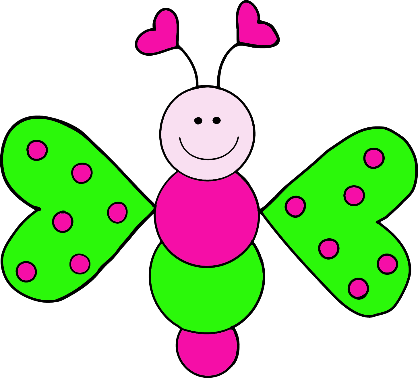 Butterflies pink butterfly clipart free images 5