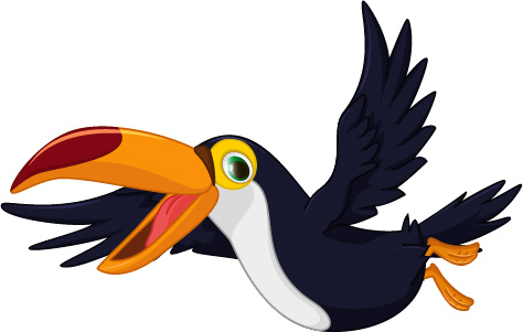 Cartoon toucan bird vector free in encapsulated postscript