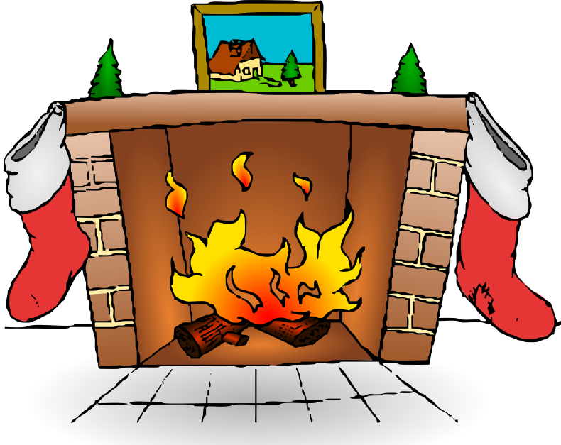 Fireplace clip art download