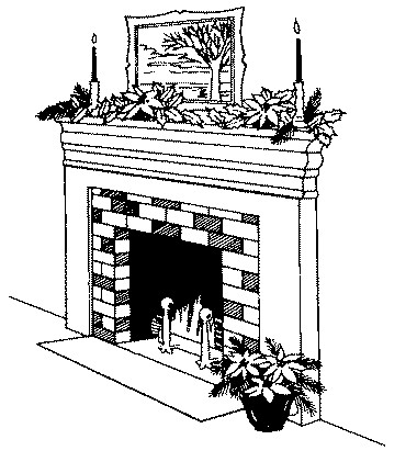 Fireplace clip art kwanzaa fireplace image 2